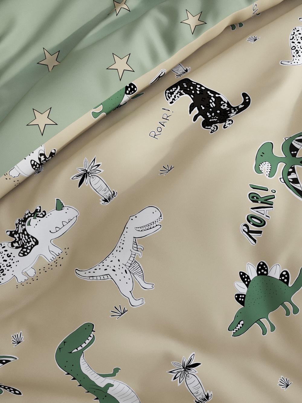 Пододеяльник перкаль Сказка "Creeper/Creeper" 1,5-спальный на молнии 145x215 см