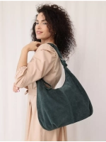 сумка большая через плечо шоппер натуральная замша