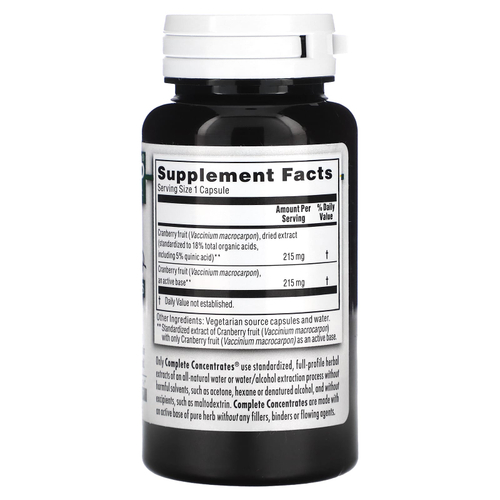 Kroeger Herb Co, полный концентрат, со вкусом клюквы, 90 вегетарианских капсул (215 мг в 1 капсуле)