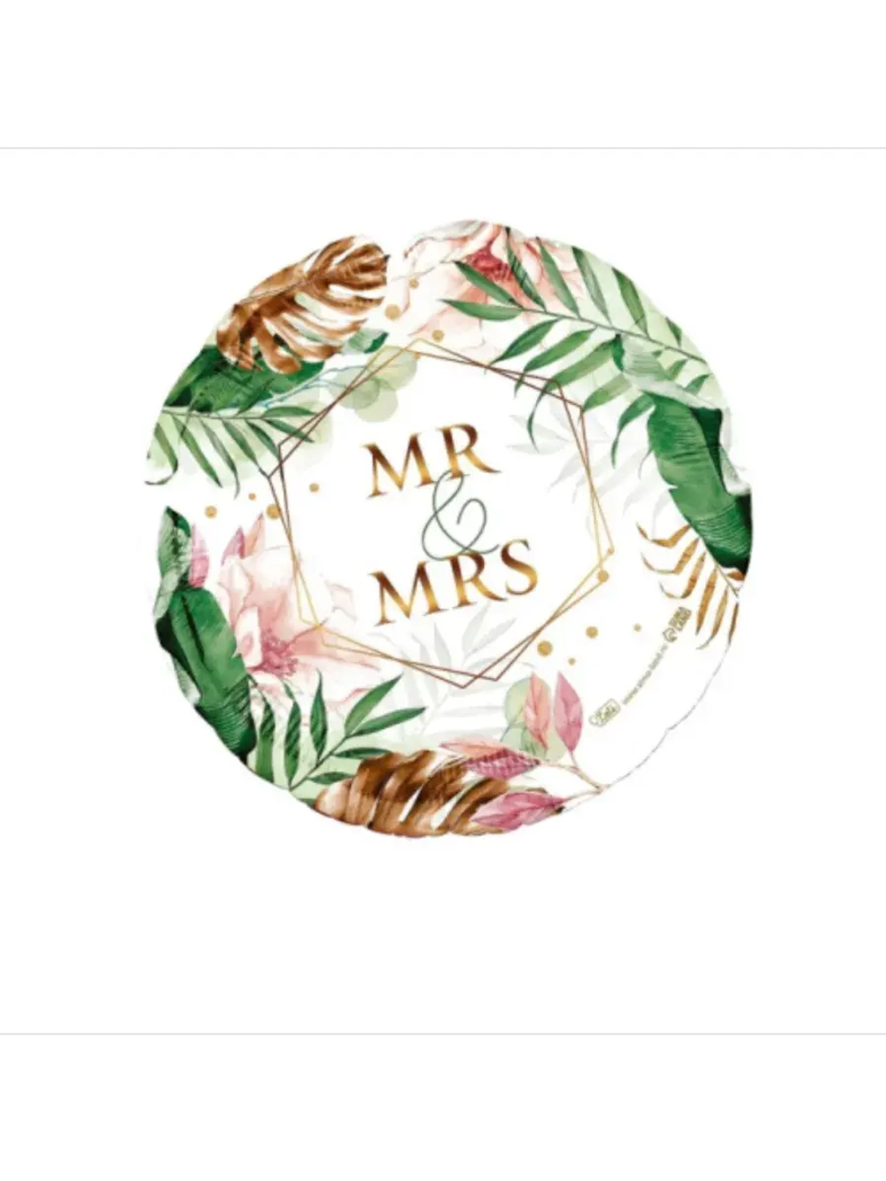 Шар фольгированный Mr&Mrs