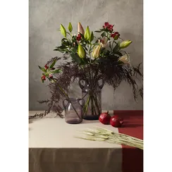 Ваза для цветов flowi, 25 см, фиолетовая