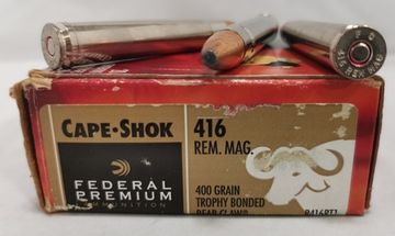 Federal Premium кал. 416 Rem.Mag Trophy Bonded SP 400 gr. Bear Claw