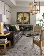 Золотая люстра “Кэрри”