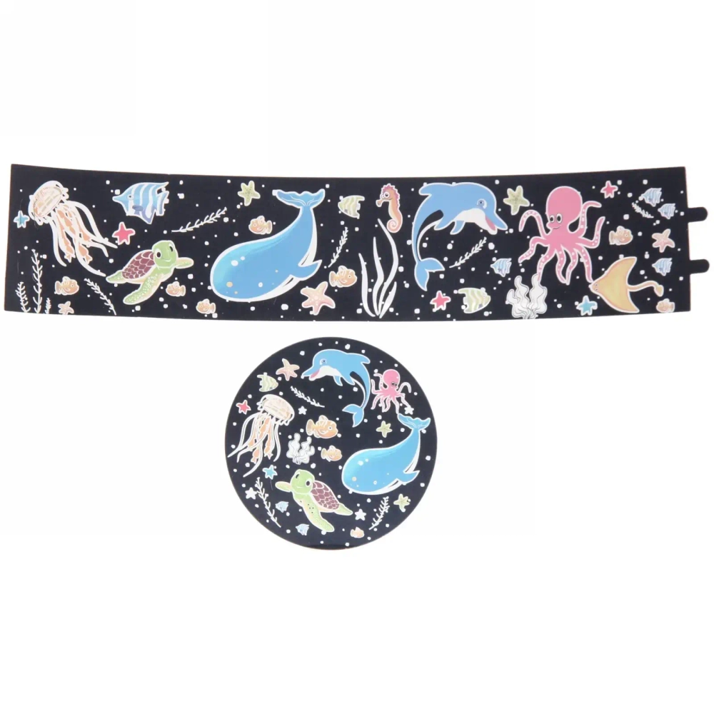 Диско-шар «Fantasy - Зайка» (в комплекте 6 картинок) 13*14 см, 5 реж, батарейки 4хАAА, USB, RGB (220V)