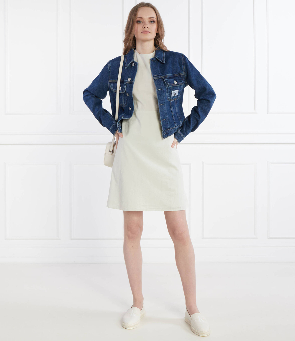 Платье CALVIN KLEIN JEANS - экрю(J20J223425)