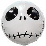 К Шар-круг, фольга, 18"/46 см, "Череп Джек" (БГ-15)