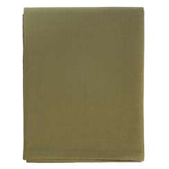 Скатерть из хлопка оливкового цвета из коллекции essential, 170х170 см