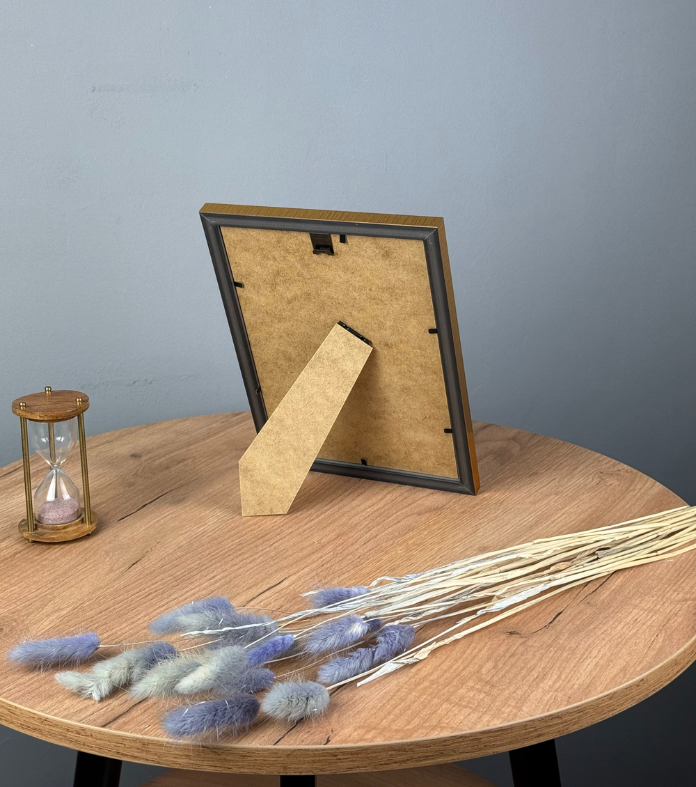 Фоторамка 15х21 золотая, фактура узор, арт. 1521.695365