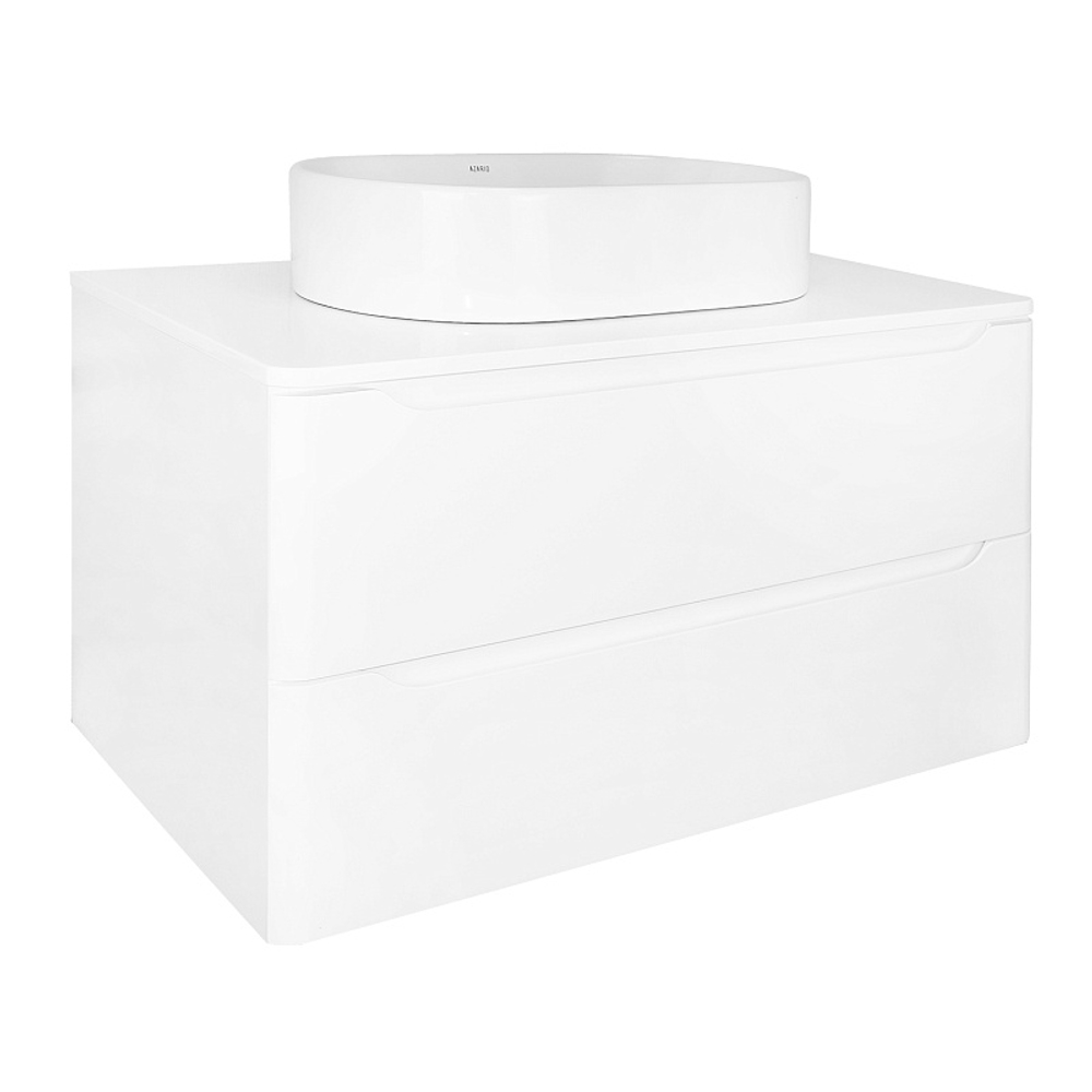 Тумба Azario LOTOS 80/2 800х460х500 подвесная, без раковины, белый глянец (CS00084144)