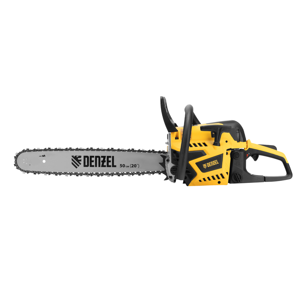 Пила цепная бензиновая DS-5820, шина 50 см, 58 см3, 3.6 л.с, шаг 0,325, паз 1,5 мм, 76 звеньев Denzel