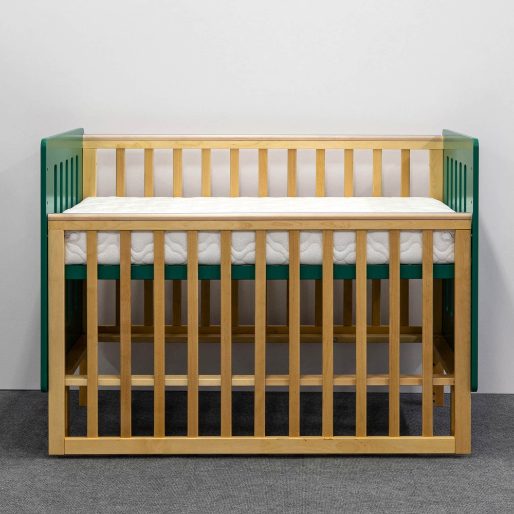 Детская кровать Antemi Mari, Зеленый/Дерево
