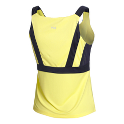 Женская теннисная майка Fila Elisa Tank Top Women - Yellow, Dark Blue