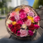 🌸 Классический микс — букет ароматных роз — 8 марта у Феи