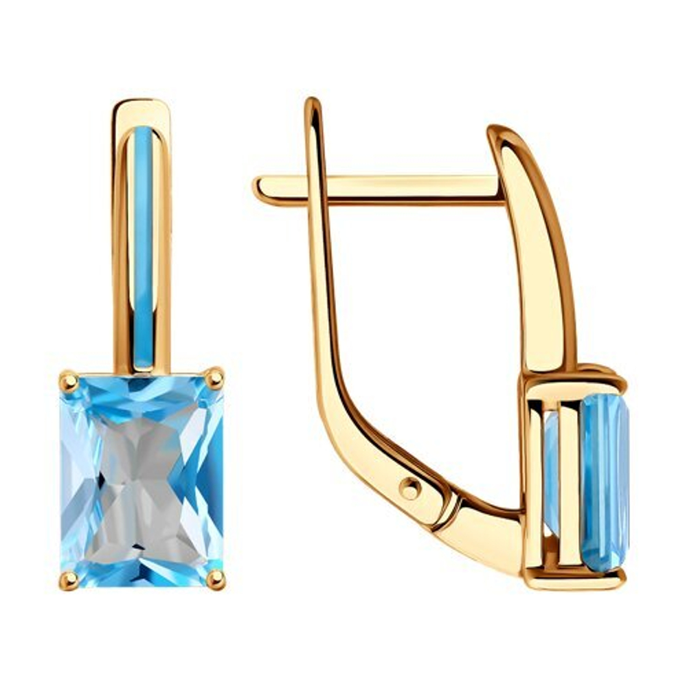 Серьги из золота 585 пробы