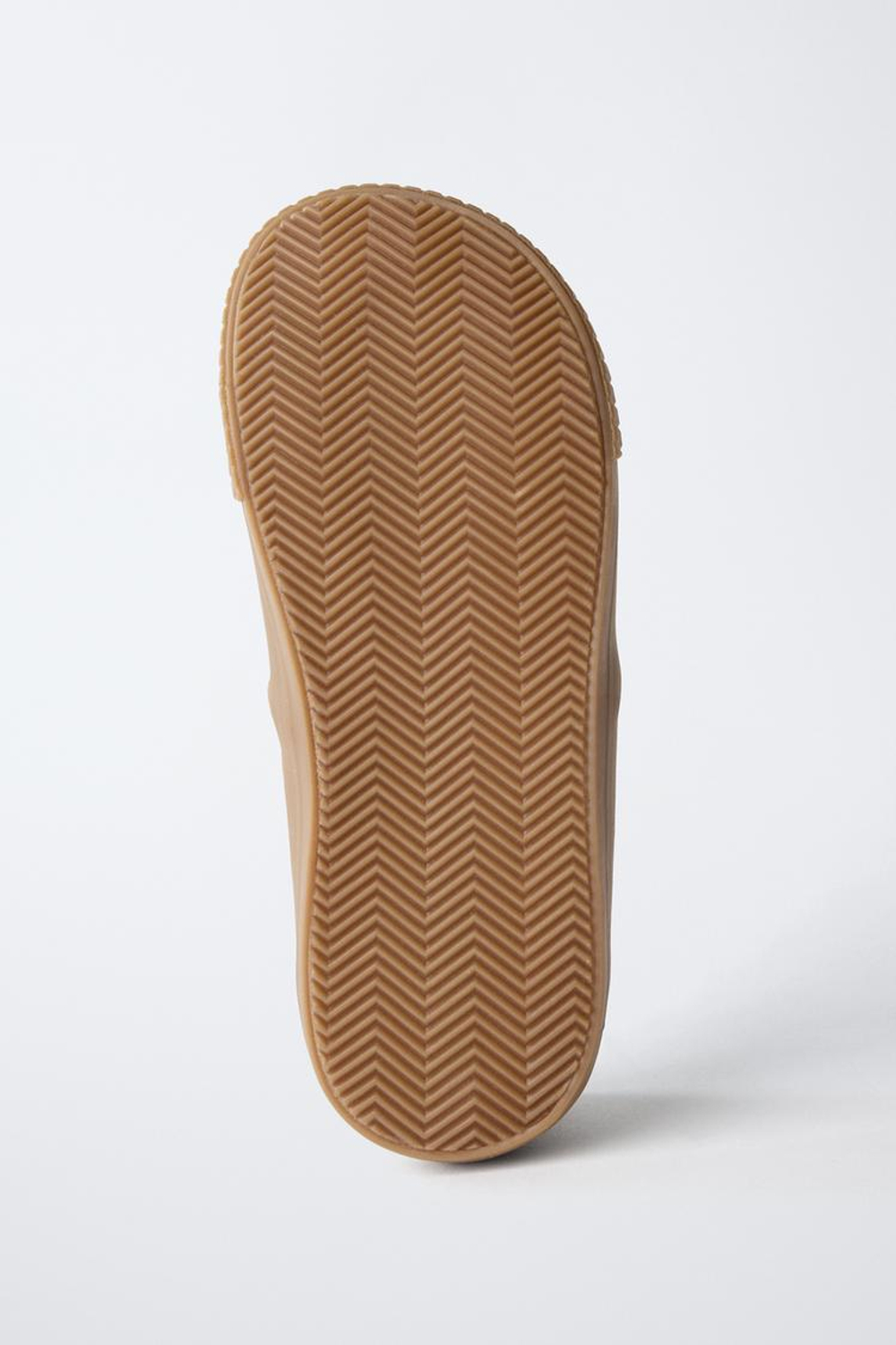 ZARA КОЖАНЫЕ КРОССОВКИ BAMBA BAREFOOT, КОРИЧНЕВЫЙ