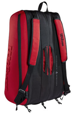 Сумка теннисная Wilson Super Tour 15 PK Clash V2.0 - red/black