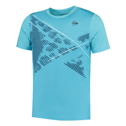 Мужское теннисное поло Dunlop Game 1 T-Shirt Men - Light Blue