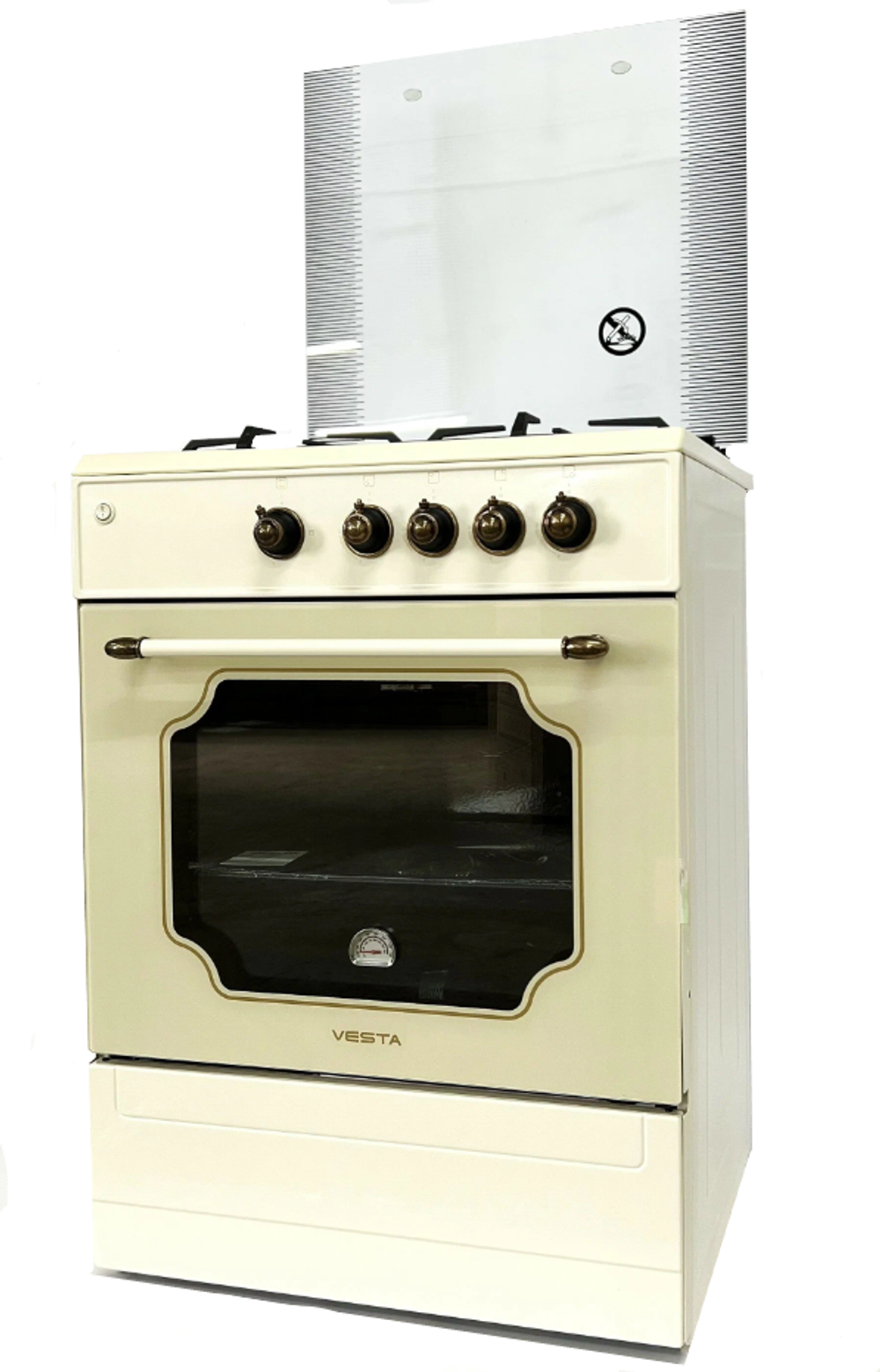 Плита газовая Vesta BERGAMO VGG 10-G Бежевый Retro