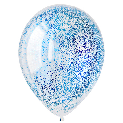 Конфетти синий