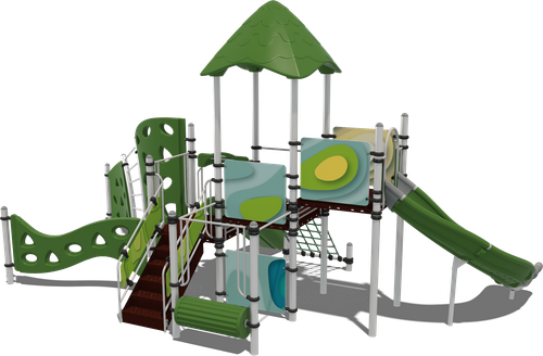 Детский городок Гренада (комплектация 3, паттерн Papercut)