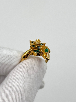 Кольцо с цветком