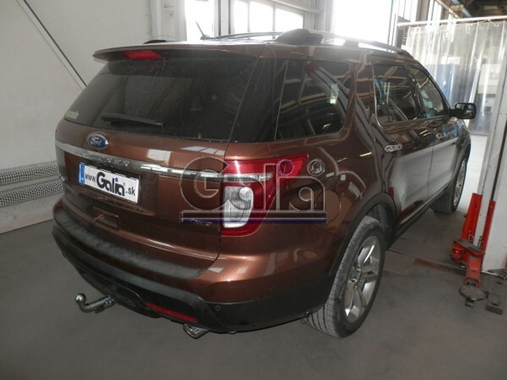 Фаркоп оцинкованный Galia F123C для Ford Explorer 2011-(паспорт и сертификат в комплекте)(без электрики)