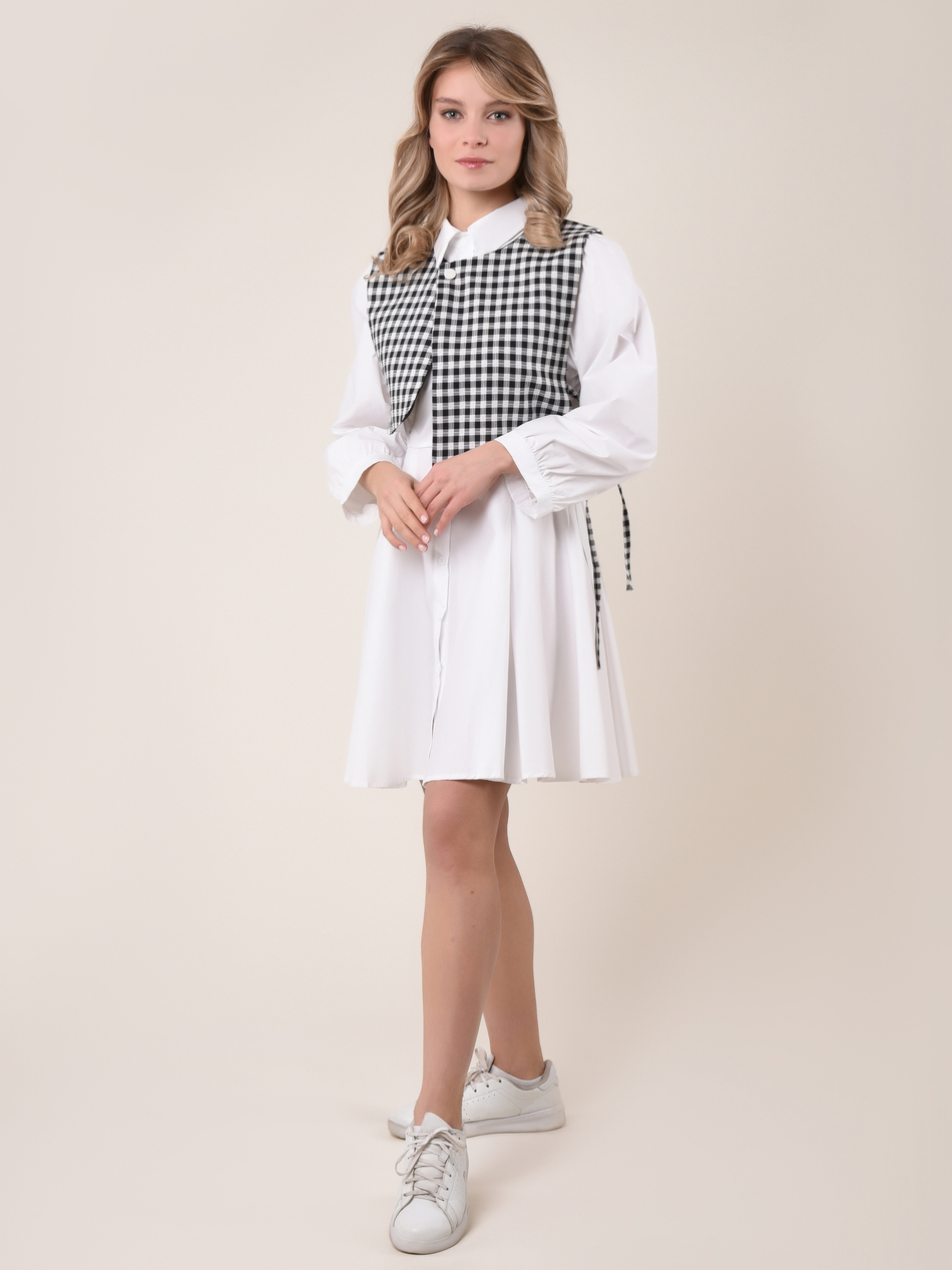 Платье женское с жилетом