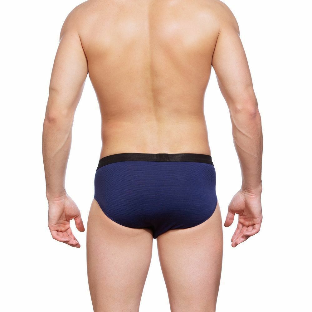 Мужские трусы брифы комплект из 3-шт (зеленые/синие/серые) Sergio Dallini 2946