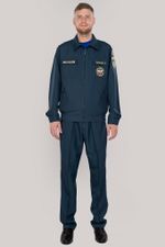 Костюм летний мужской МЧС (Патруль-240, серо-синий)