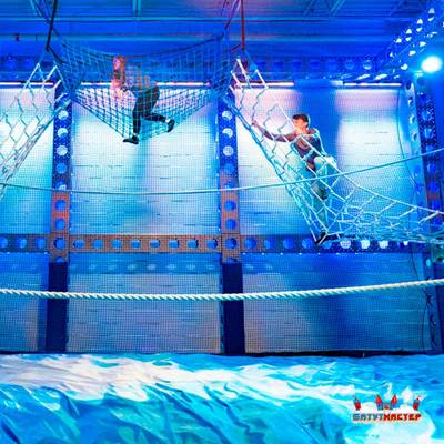 Надувная подушка «SoftLand» для приземлений и отработки трюков, 7,05×5,75×1,35 м