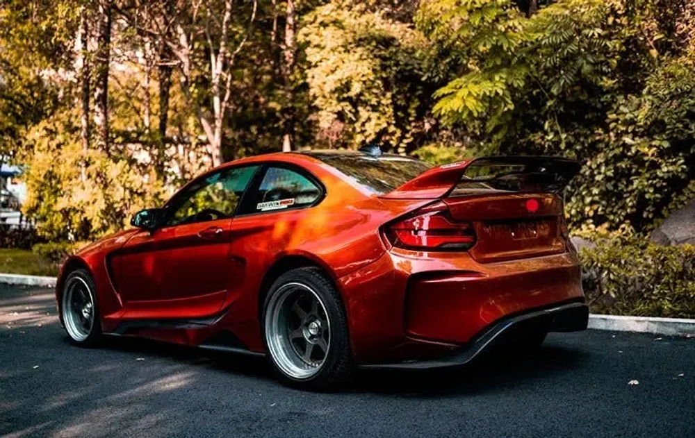 Широкий карбоновый обвес для BMW 2 серии F22 2014-2019 БМВ