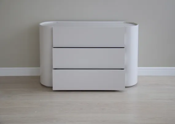 Комод Lagom 3 ящика ширина 120 см (дымка)