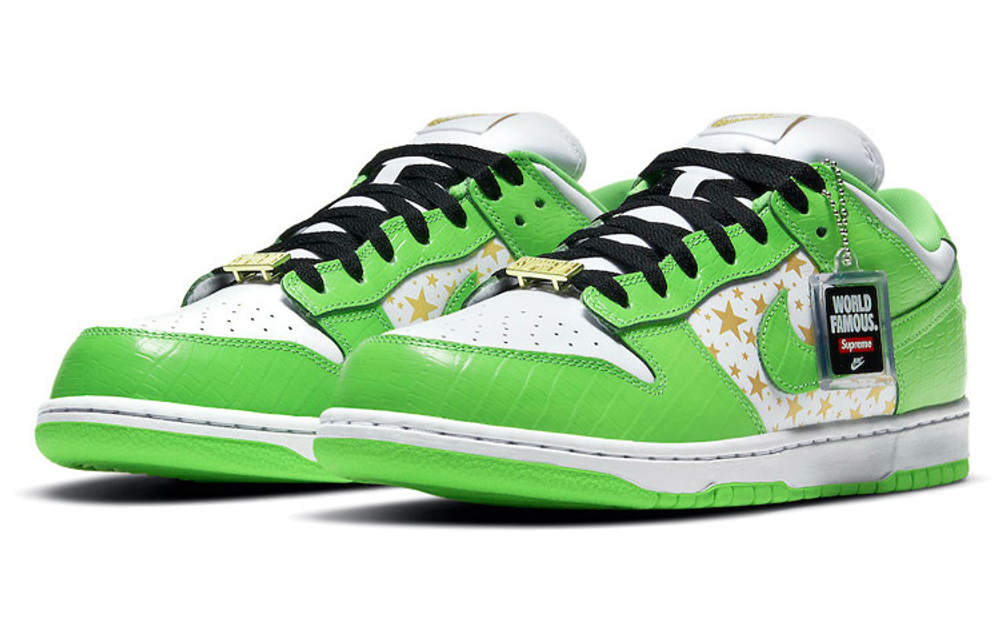 Кроссовки Supreme X Nike Dunk Sb "Mean Green"
