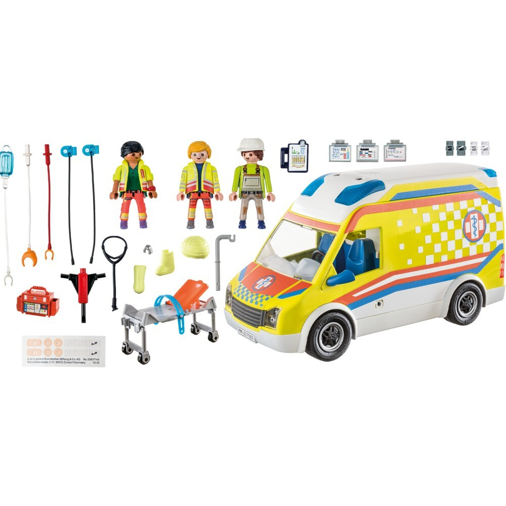 Playmobil - Машина скорой помощи City Life со светом и звуком 71202 / артикул   71202  / GTIN 4008789712028