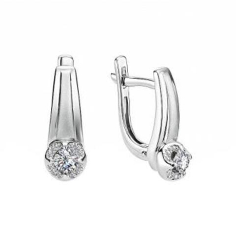 Серьги из золота с бриллиантами