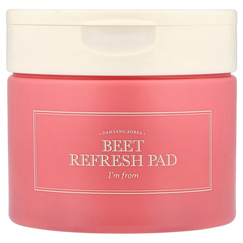 I'm From, Освежающие подушечки со свеклой, 60 штук, 260 мл (8,79 жидк. унц.)