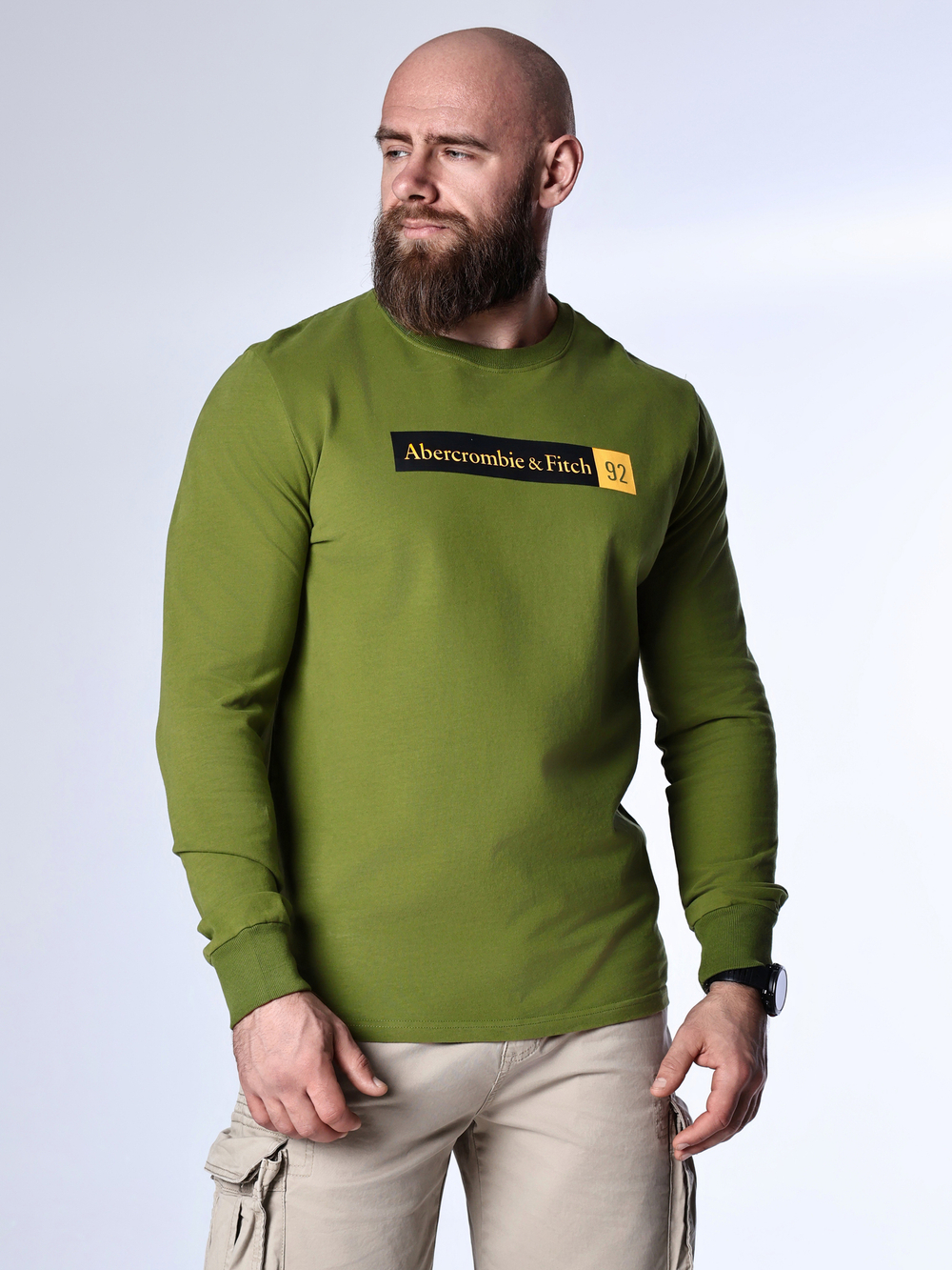 Лонгслив Abercrombie & Fitch ABL27