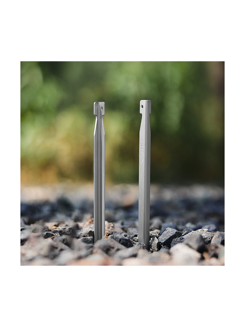 Колышки Naturehike CNK2300ZP016  алюминиевый Vобразный (8 шт.)серебряный,6976023925030