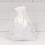 Мешочек 12х15см Атлас (Белый)