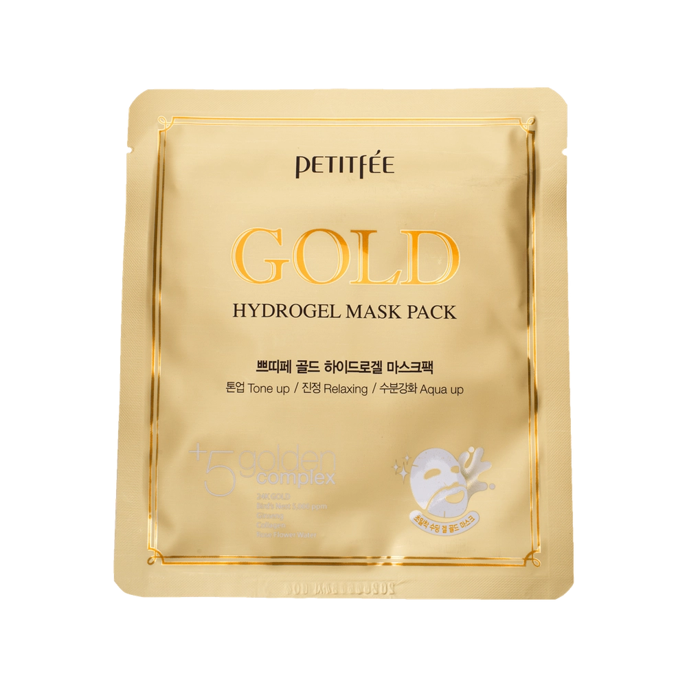 Гидрогелевая маска Petitfee Gold Hydrogel Mask Pack 30 мл