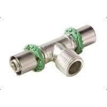 Тройник 26х3/4"x26 НР пресс Comap