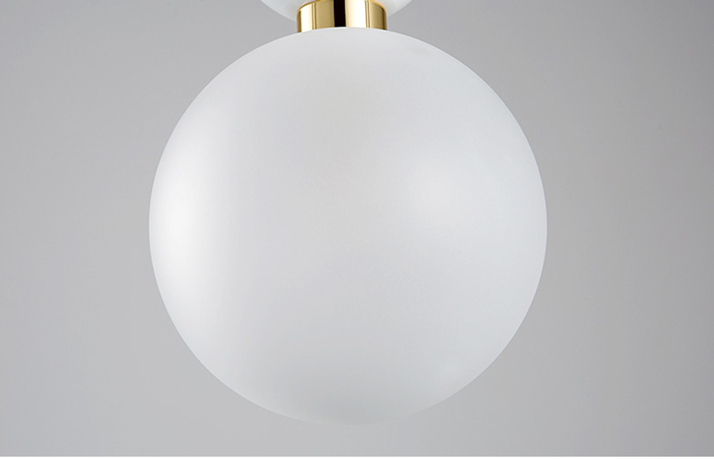 Pendant design lamp Aballs  by Parachilna (White,  D20)