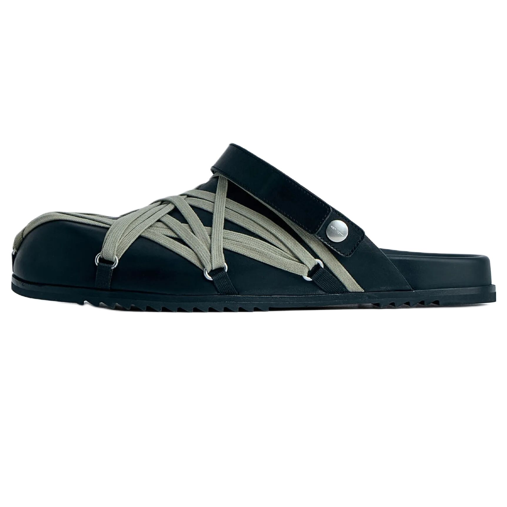 RICK OWENS/RO Closed Toe Slippers Men"s Black