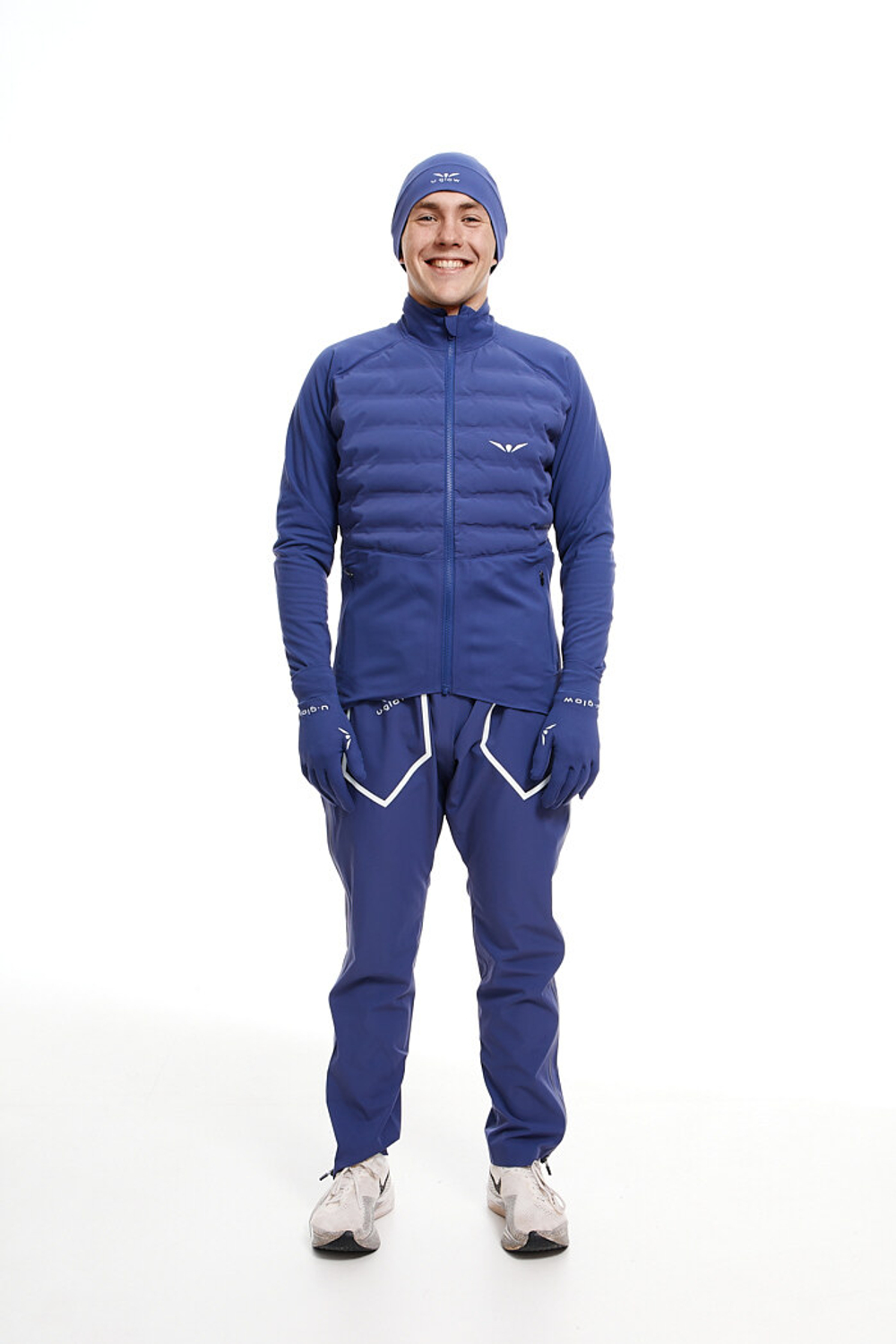 ЛОНГСЛИВ С ПУХОВОЙ ВСТАВКОЙ МУЖСКОЙ | DEEP COBALT