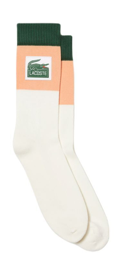 Теннисные носки Lacoste Sport Roland Garros Edition Jersey Socks 1P - белый