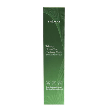 Маска карбокситерапия оздоравливающая для лица TRIMAY Green-Tox Carboxy Clinik Mask 25 мл.