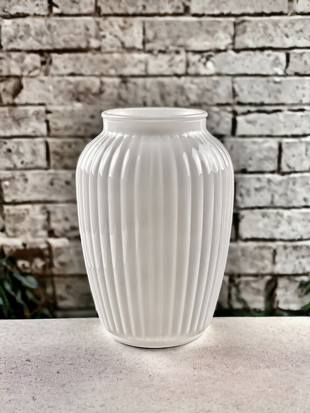Ваза BigModerN "WhitE" (Белый глянец)