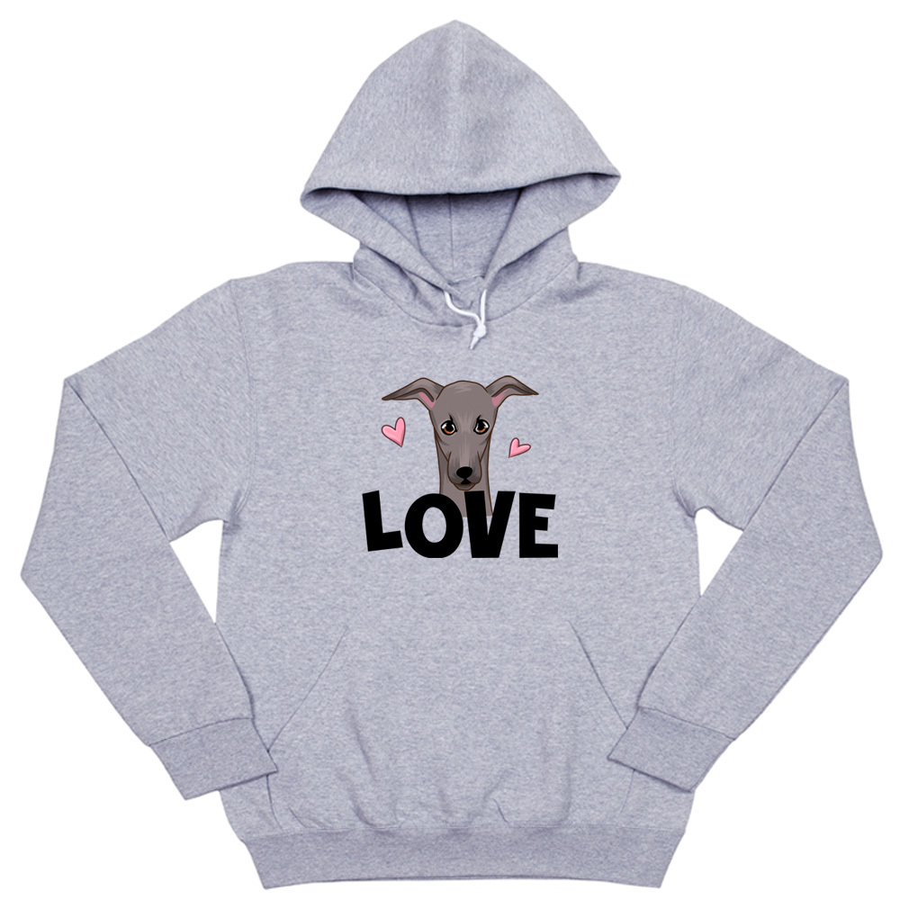 Толстовка "Левретка - LOVE"