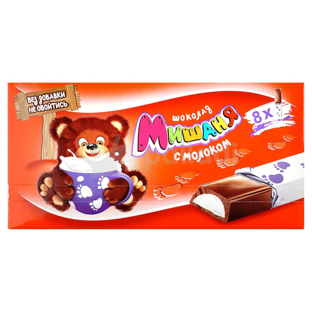 Шоколад Мишаня с молоком 8*90 гр