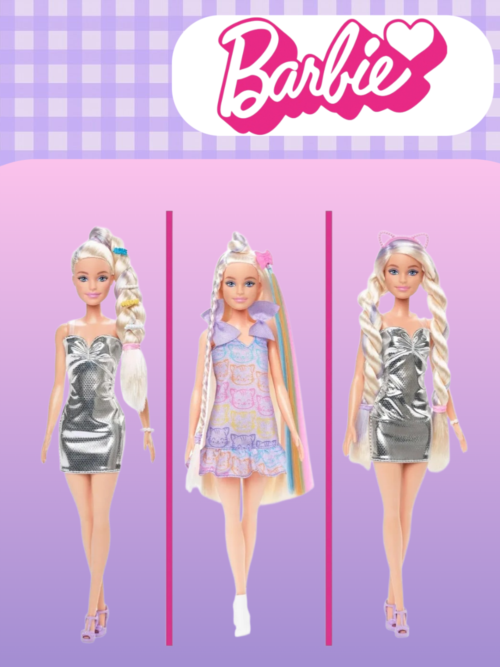 Кукла Barbie JCT72 «Волосы Play» Блондинка